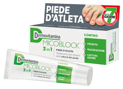 DERMOVITAMINA MICOBLOCK 3 IN 1 PIEDE D'ATLETA 30 ML - Farmaspeed