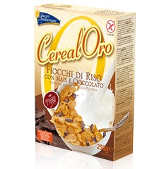 MEDITERRANEAN PLEASURES CEREALORO FLAKES RICE CORN AND CHOCOLATE 250 G