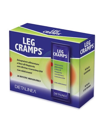 LEG CRAMPS 20 OROSULUBLE SACHETS DIETALINEA 25 G