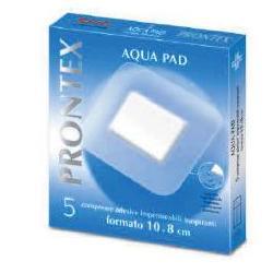 GARZA COMPRESSA PRONTEX AQUA PAD 10X8CM 5 PEZZI - Farmaspeed