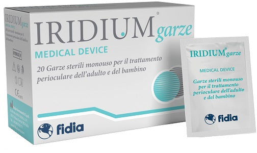 IRIDIUM MEDICATED EYE GAUZE IN NON-WOVEN FABRIC 20 PIECES