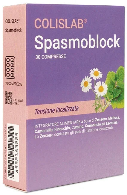 LABORATORIO DELLA FARMACIA SPASMOBLOCK 30 COMPRESSE LINEA COLISLAB - Farmaspeed