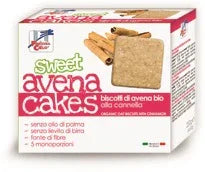 FSC SWEET AVENA CAKES BISCOTTI DI AVENA ALLA CANNELLA BIO SENZA LIEVITO DI BIRRA SENZA LATTE CON OLIO DI GIRASOLE SENZ AOLIO DI PALMA 250 G - Farmaspeed