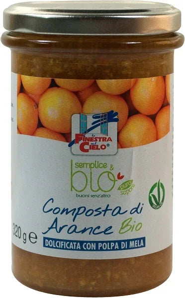 COMPOSTA DI ARANCE CON POLPA DI MELA BIO 320 G - Farmaspeed