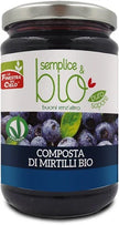 COMPOSTA DI MIRTILLI BIO CON POLPA DI MELA 320 G - Farmaspeed