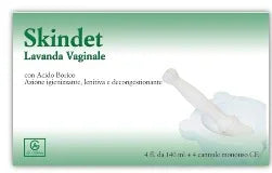 SKINDET LAVANDA VAGINALE 4 FLACONI 140 ML + 4 CANNULE MONOUSO IN BLISTER - Farmaspeed
