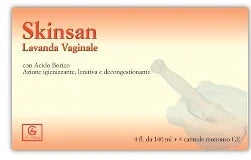 SKINSAN LAVANDA VAGINALE 4 FLACONI 140 ML + 4 CANNULE VAGINALI MONOUSO IN BLISTER - Farmaspeed