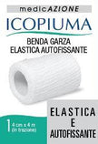 ICOPIUMA BENDA GARZA ELASTICA AUTOFISSANTE CM 4X4 MT - Farmaspeed