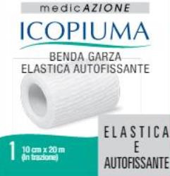 ICOPIUMA BENDA GARZA ELASTICA AUTOFISSANTE CM 10X20 MT