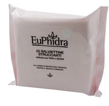 EUPHIDRA SALVIETTINE STRUCCANTI 20 PEZZI - Farmaspeed