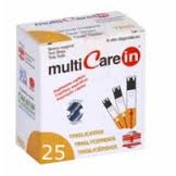 MULTICARE TRIGLYCERIDE TEST STRIPS WITH CAPILLARY ASPIRATION 25 PIECES