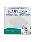 ICOPIUMA GARZA COMPRESSA IDROFILA 10X10CM 100 PEZZI - Farmaspeed