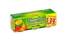 DIETERBA OMOGENEIZZATO FRUTTA MISTA 3 PEZZI 80 G - Farmaspeed