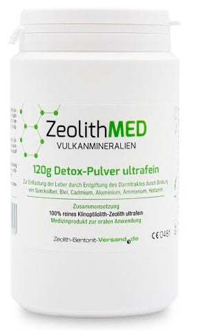ZEOLITHMED MINERALI VULCANICI DETOX POLVERE ULTRAFINE 120 G