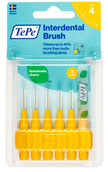 TEPE INTERNAL BRUSH YELLOW 0.7 MM 6 PIECES