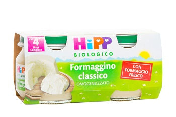 HIPP BIO OMOGENEIZZATO FORMAGGINO CLASSICO 2X80 G