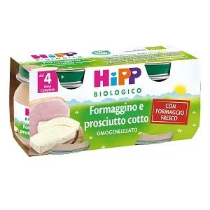 HIPP BIO OMOGENEIZZATO FORMAGGINO PROSCIUTTO 2X80 G - Farmaspeed
