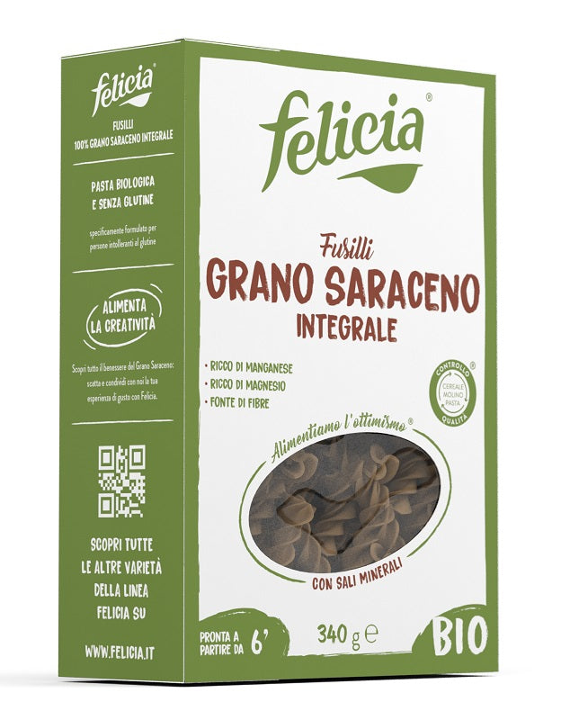 FELICIA ORGANIC BUCKWHEAT FUSILLI 340 G
