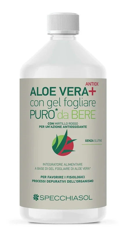 SUCCO ALOEVERA+ ALOE/MIRTILLO ROSSO 1 LITRO - Farmaspeed