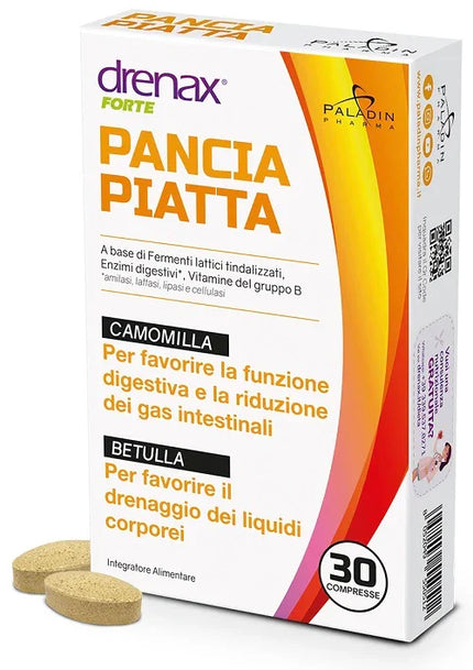 DRENAX FORTE PANCIA PIATTA 30 COMPRESSE - Farmaspeed