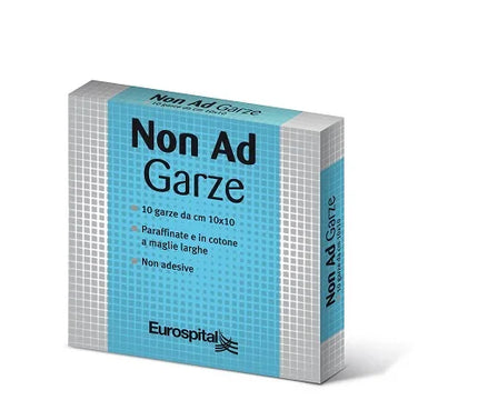 GARZA PARAFFINATA NON AD 10X10 CM 10 PEZZI - Farmaspeed