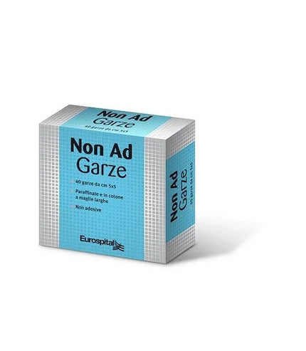 GARZA PARAFFINATA NON AD 5X5 CM 40 PEZZI - Farmaspeed
