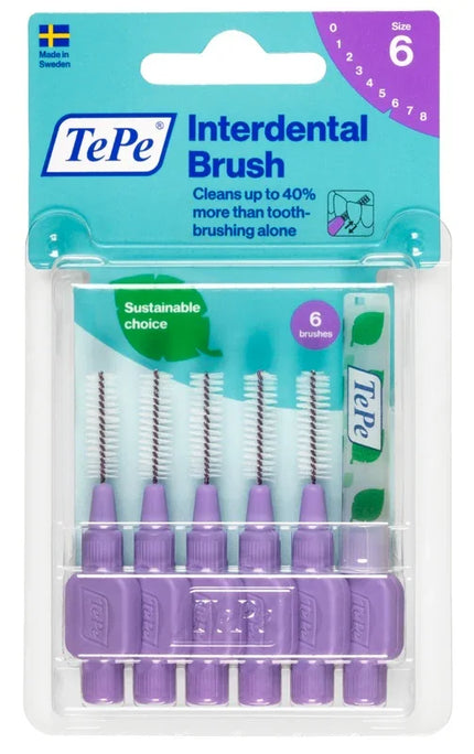 TEPE SCOVOLINO VIOLA 1,1MM 6 PEZZI - Farmaspeed