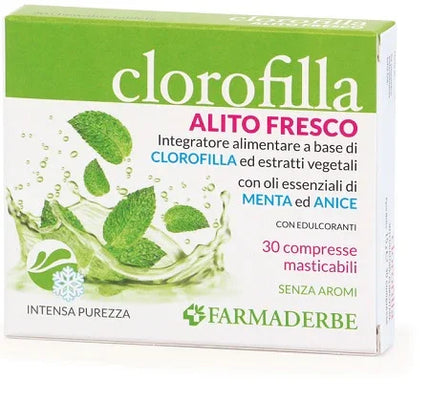 CLOROFILLA BREATH PURIFING 30 COMPRESSE MASTICABILI - Farmaspeed