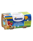 HUMANA OMOGENEIZZATO MELA/BANANA BIO 2 VASETTI 100 G