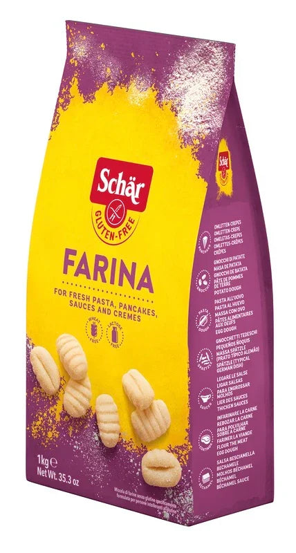 SCHAR FARINA PER PASTA FRESCA PANCAKES SALSE E CREME 1 KG - Farmaspeed
