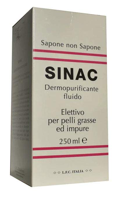 SINAC FLUIDO DERMOPURIFICANTE 250 ML - Farmaspeed