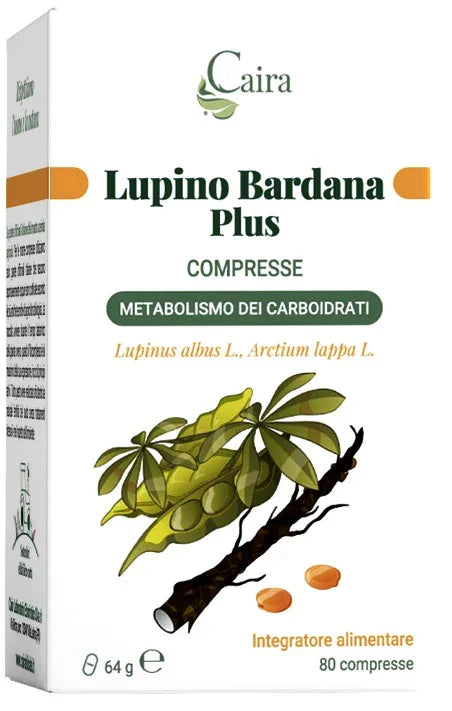 CAIRA LUPINO BARDANA PLUS 80 COMPRESSE DA 0,8 G - Farmaspeed
