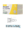AGO PER PENNA DA INSULINA GLUCOJECT LUNGHEZZA 5 MM GAUGE 31 100 PEZZI - Farmaspeed