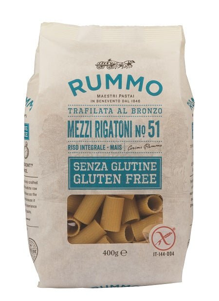 RUMMO MEZZI RIGATONI N51 WITH BROWN RICE AND CORN 400 G