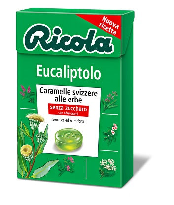 RICOLA EUCALYPTOL WITHOUT SUGAR 50 G