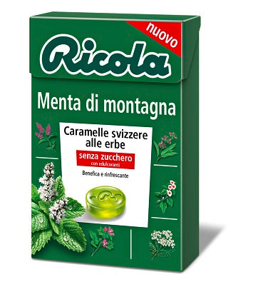 RICOLA MENTA DI MONTAGNA SENZA ZUCCHERO 50 G
