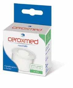 CEROTTO ADESIVO IN ROCCHETTO CEROXMED IN SETA AERATO IPOALLERGENICO BIANCO 500X2,5 CM 1 PEZZO - Farmaspeed