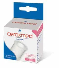 CEROTTO ADESIVO IN ROCCHETTO CEROXMED IN TESSUTO NON TESSUTO AERATO IPOALLERGENICO BIANCO 500X5 CM 1 PEZZO - Farmaspeed