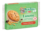 MULINO BIANCO LUNETTE WITH WHOLEMEAL RICE FLOUR AND CHOCOLATE CHIPS 140 G