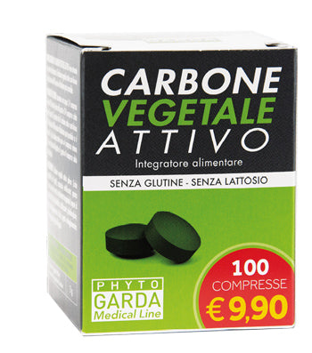 ACTIVATED VEGETABLE CHARCOAL 100 TABLETS