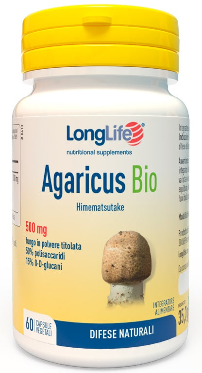LONGLIFE AGARICUS BIO 60 CAPSULE VEGETALI