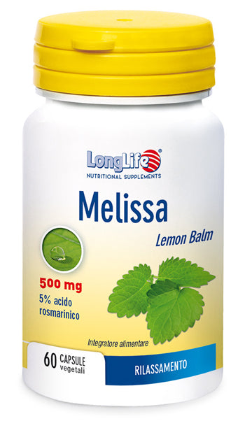 LONGLIFE MELISSA 60 VEGETABLE CAPSULES