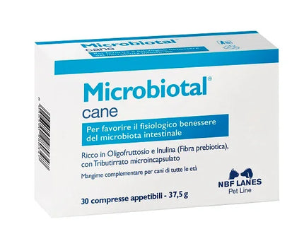 MICROBIOTAL CANE BLISTER 30 COMPRESSE APPETIBILI - Farmaspeed