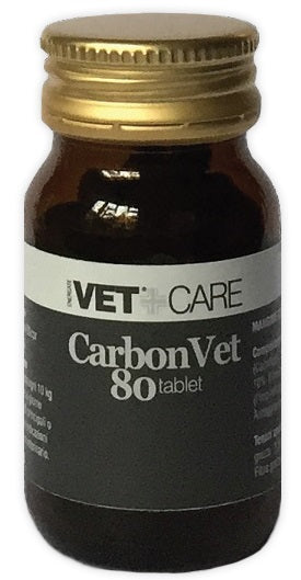 VETCARE CARBONVET 80 TABLETS 500 MG