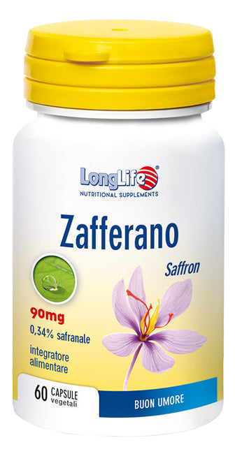 LONGLIFE SAFFRON 60 VEGETABLE CAPSULES