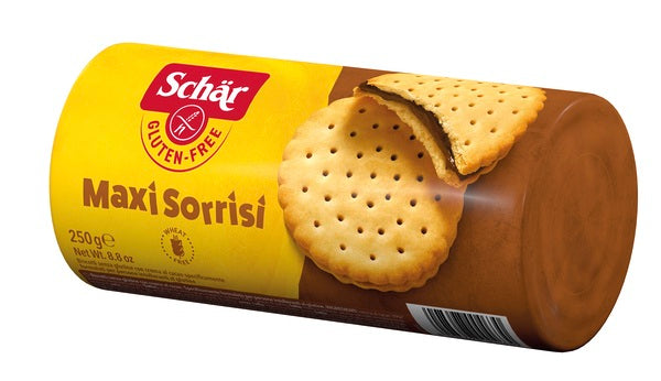 SCHAR MAXI SMILES COOKIES WITH COCOA CREAM 250 G