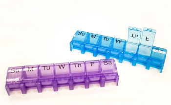 LARGE WEEKLY PILL BOX 1 COMPARTMENT