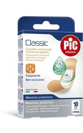CEROTTO PIC CLASSIC 25X72 MM 10 ANTIBATTERICO 10 PEZZI - Farmaspeed