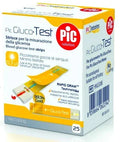 STRISCE MISURAZIONE GLICEMIA PIC GLUCOTEST 25 PEZZI - Farmaspeed