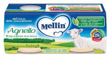 MELLIN OMOGENEIZZATO AGNELLO 2 PEZZI X 80 G - Farmaspeed